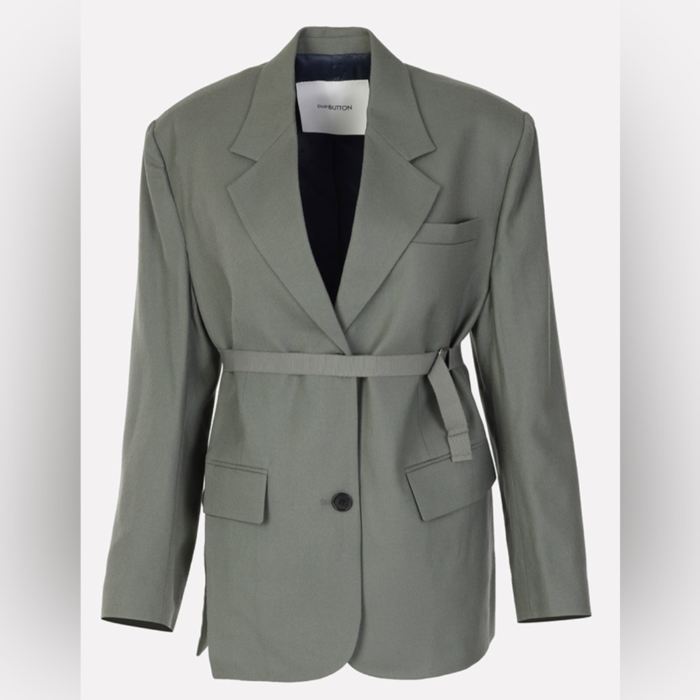 PUSHBUTTON Belted Single-Breasted Blazer